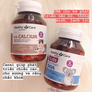 Canxi và DHA cho bé từ 4 tháng tuổi