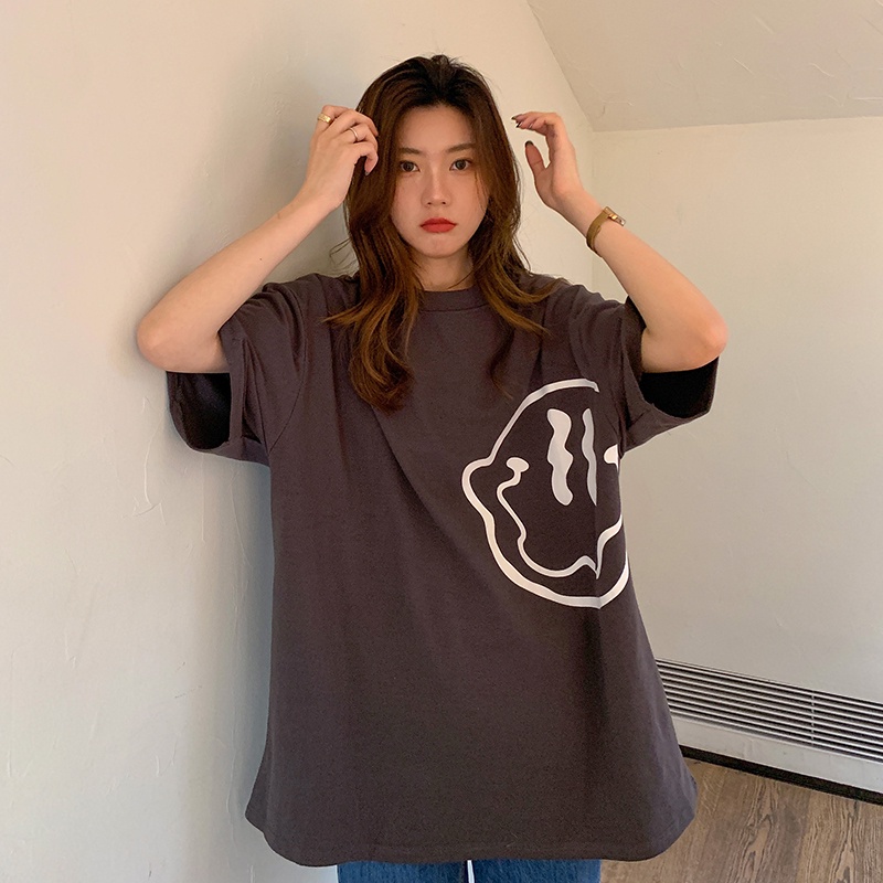 Áo Thun Tay Ngắn Dáng Rộng Thiết Kế Mới Thời Trang Mùa Hè Dành Cho Nữ