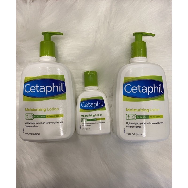 set sữa dưỡng thể Cetaphil Moisturizing Lotion dùng cho da mặt và cơ thể