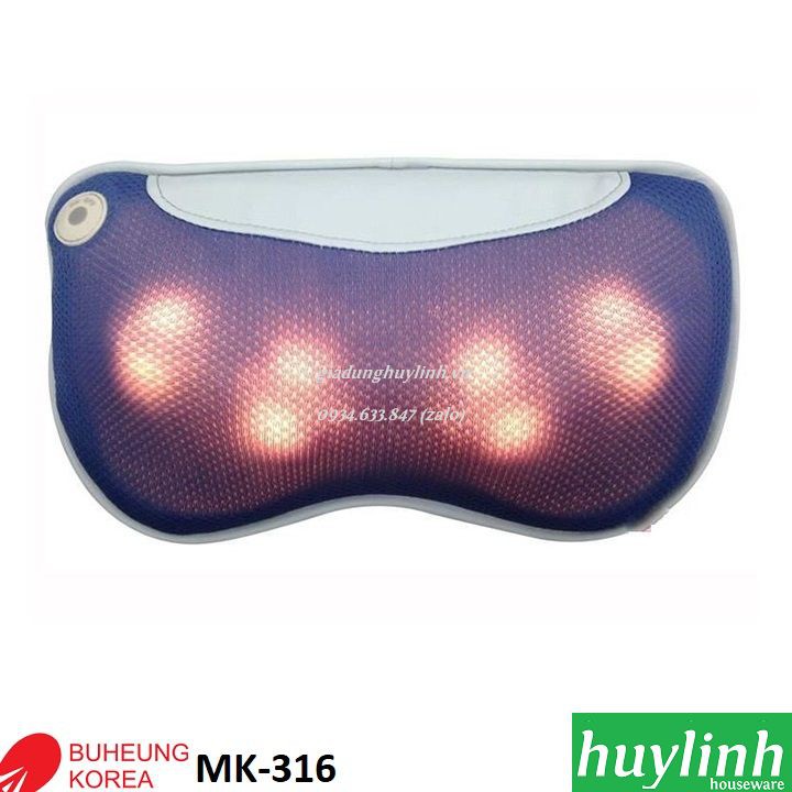 FREESHIP Gối massage Buheung Korea MK-316 New (Gối mát xa)