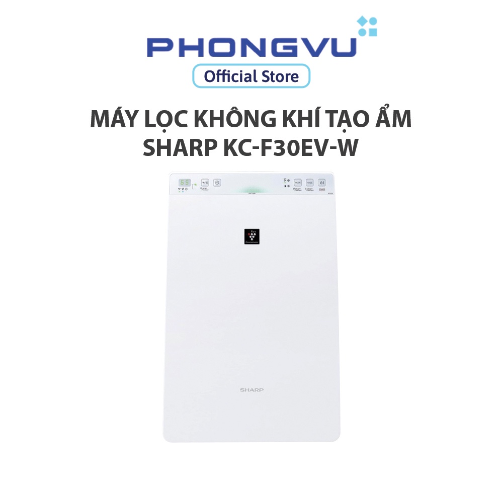 Máy lọc không khí tạo ẩm Sharp KC-F30EV-W - Bảo hành 12 tháng