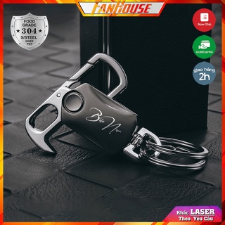 Móc khoá inox đa năng chống gỉ bền mãi theo năm tháng Fan House khắc tên, sdt theo yêu cầu , móc khóa xe máy đẹp