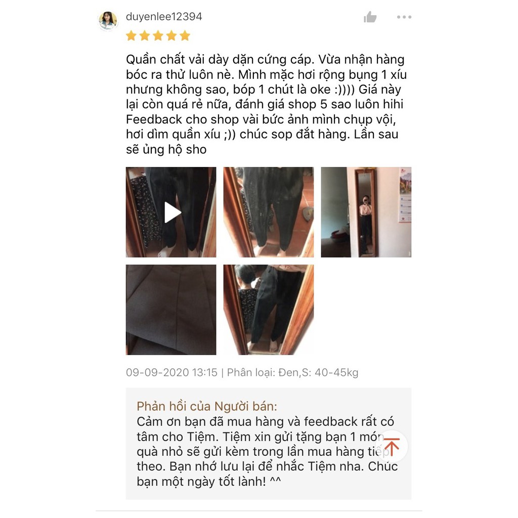 [Mã FAMAYWA giảm 10K đơn 50K] Quần baggy cạp chun lưng cao khóa sườn chất tuyết mưa cao cấp | BigBuy360 - bigbuy360.vn