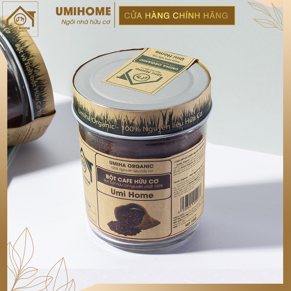 Bột Cafe trắng da hữu cơ UMIHOME nguyên chất | Coffee Powder 100% Organic 135G