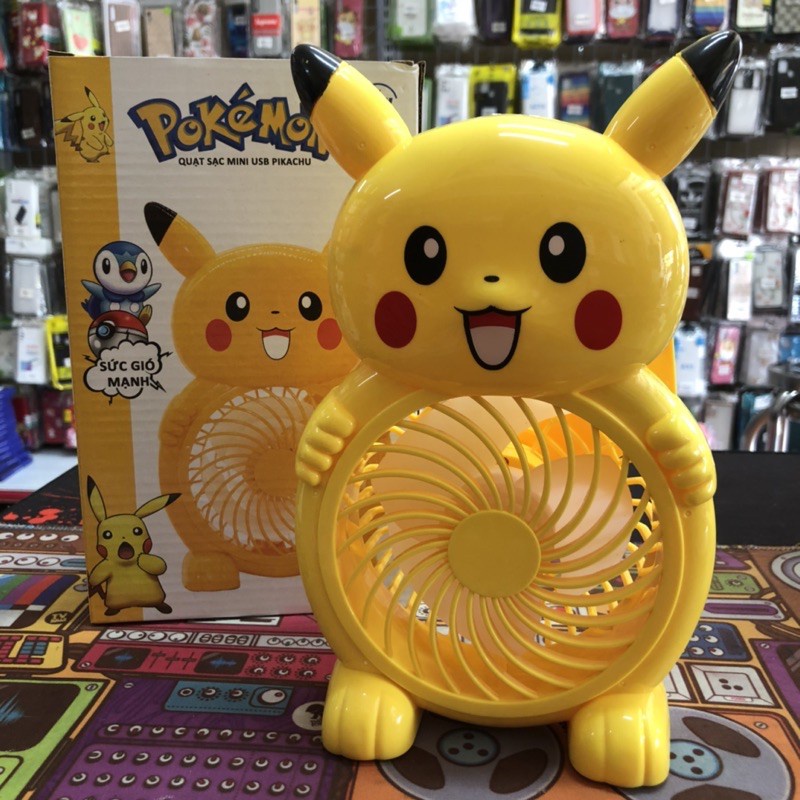 Quạt Tích Điện Hình Thú Dể Thương Pokemon CYX-8716