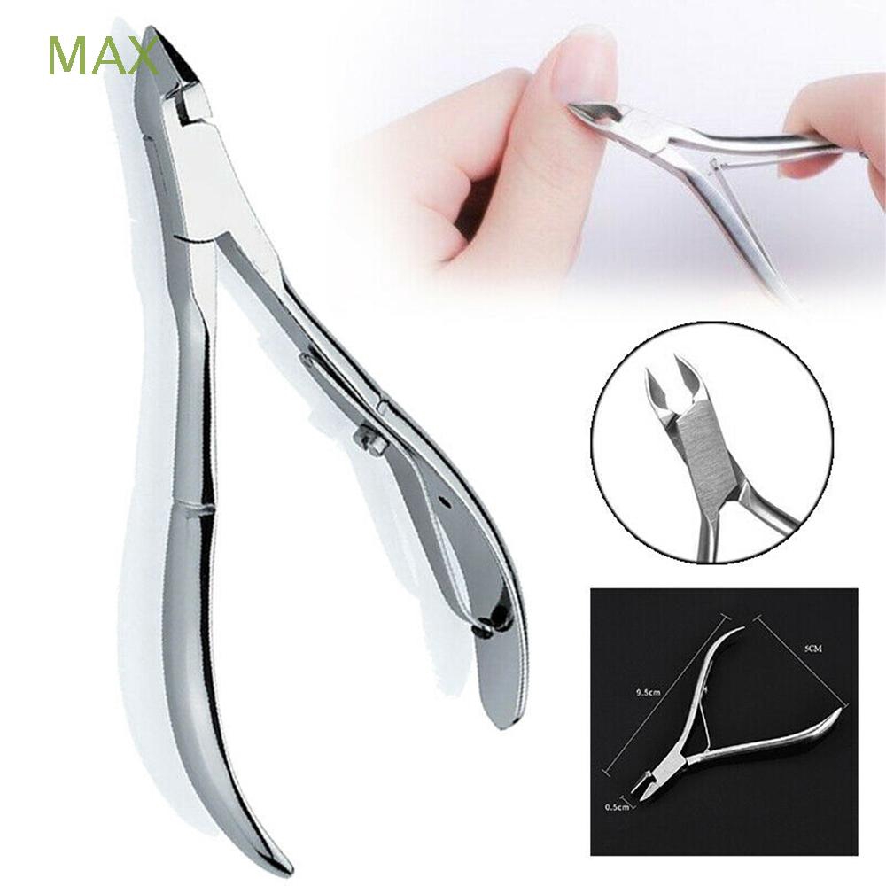 Kềm cắt móng bằng thép không gỉ màu bạc chuyên dùng cắt móng trang trí móng nghệ thuật