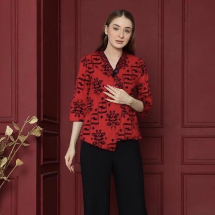 Áo batik Tay Dài Hiện Đại Cho Nữ (262ADO) Phong Cách kimono Dài Tay Bảo Hành _