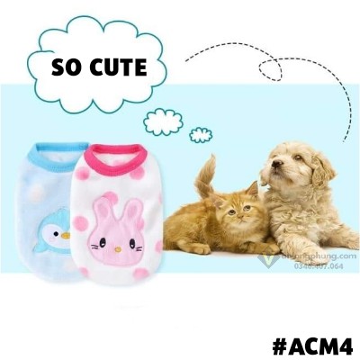 [0.5KG-2KG] Áo vải lông mùa đông dành cho thú cưng (#ACM4)