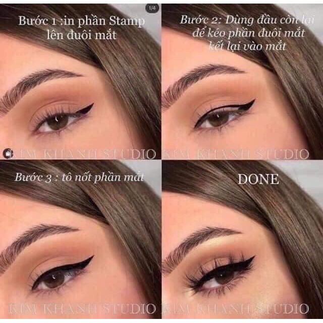 BÚT Kẻ Mắt 2 ĐẦU Định Hình Lâu Trôi LOẠI MỎNG long lasting eyeliner nội địa bút dạ dễ kẻ mắt mèo sỉ tốt NGỰA BEAUTY | BigBuy360 - bigbuy360.vn