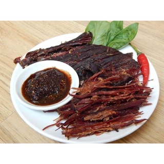 Trâu gác bếp gói 500g kèm chẩm chéo chuẩn vị tây bắc