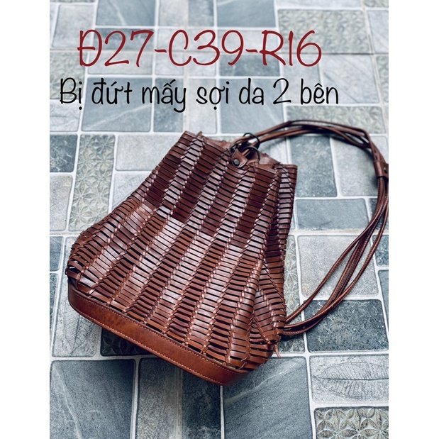 Túi si da mộc đan của Ý có lỗi như hình