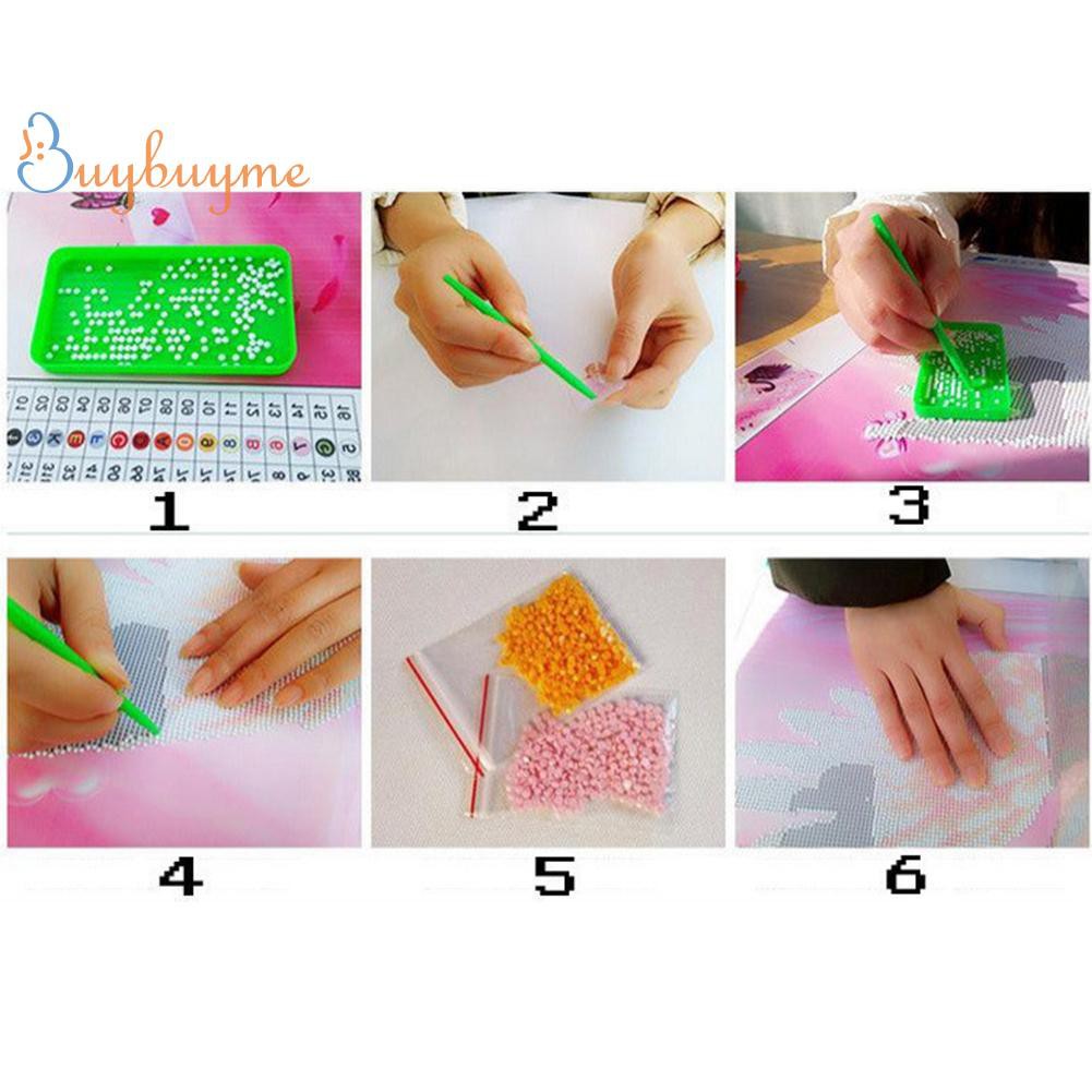 Bộ tranh đính đá 5D tự làm hình họa tiết con công dùng trang trí nhà cửa | BigBuy360 - bigbuy360.vn