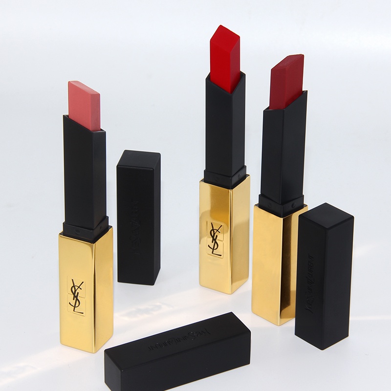 Son Lì ysl saint laurent Thiết Kế Vỏ Son Màu Sắc Đẹp Mắt #21 #1966 Phấn Trang Điểm 2.2g Màu Sắc retro Lâu Trôi