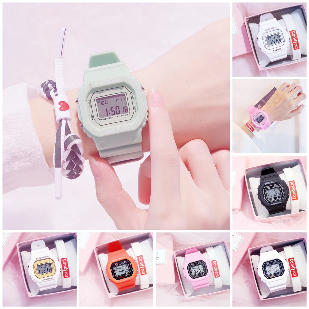 ĐỒNG HỒ THỂ THAO NAM NỮ X-CAPTAIN D377C ĐIỆN TỬ MẶT VUÔNG SIÊU ĐẸP