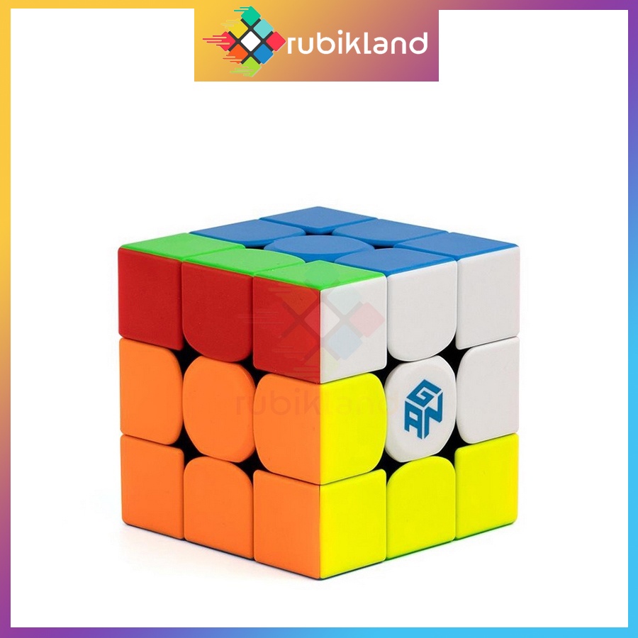 Rubik Gan 354M V2 Nam Châm Cao Cấp Rubic 3x3 3 Tầng Stickerless Không Viền Gan 354 V2 M Đồ Chơi Trí Tuệ Trẻ Em