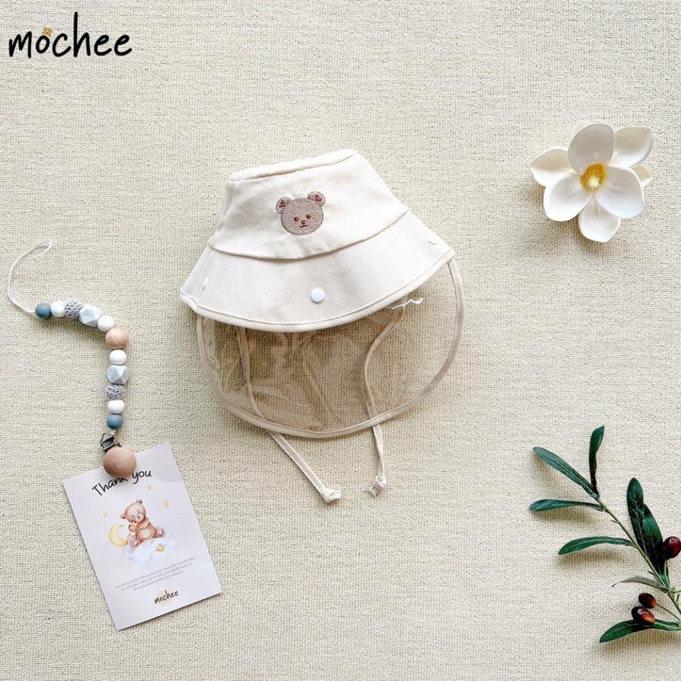 Mũ vành chắn giọt bắn cho bé Mochee