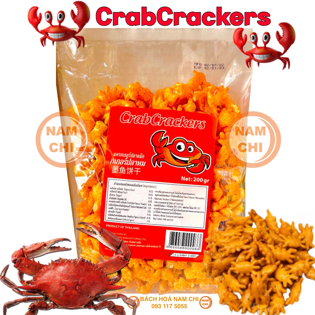 Snack Bim Bim Mực Mikato Cuttlefish Cracker Thái Lan Gói 200gr Ăn Vặt Cực Ngon