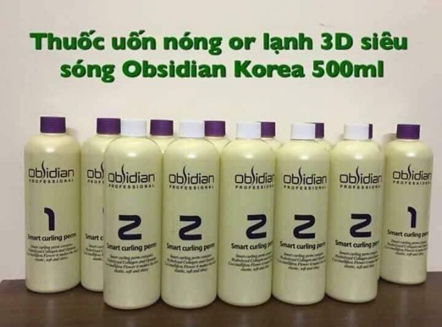 THUỐC UỐN TÓC 3D OBSIDIAN UỐN LẠNH 500ML