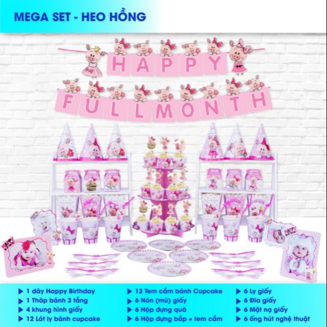 Set đầy tháng Mega tuổi HEO