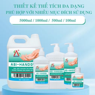 Gel rửa tay khô asi handgel 100ml chính hãng sát khuẩn nhanh - ảnh sản phẩm 7