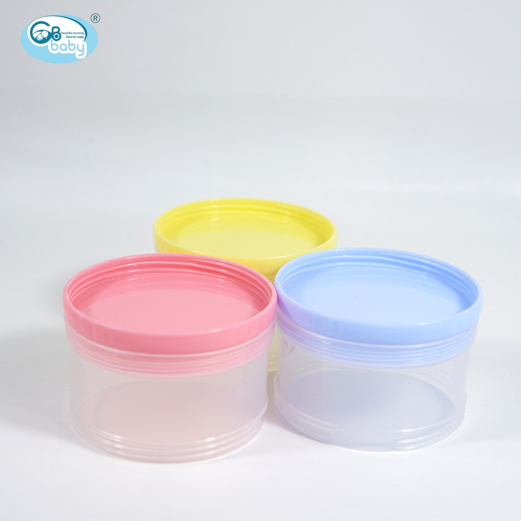 Hộp Chia Sữa, Hộp Đựng Sữa Bột, Đồ Ăn Dặm Gb-Baby  Cho Bé có 3 Ngăn Tiện Lợi