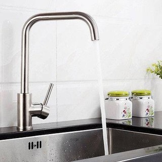 Vòi rửa bát nóng lạnh rb302, vòi rửa nóng lạnh inox, vòi rửa chén nóng lạnh kèm dây cấp nước