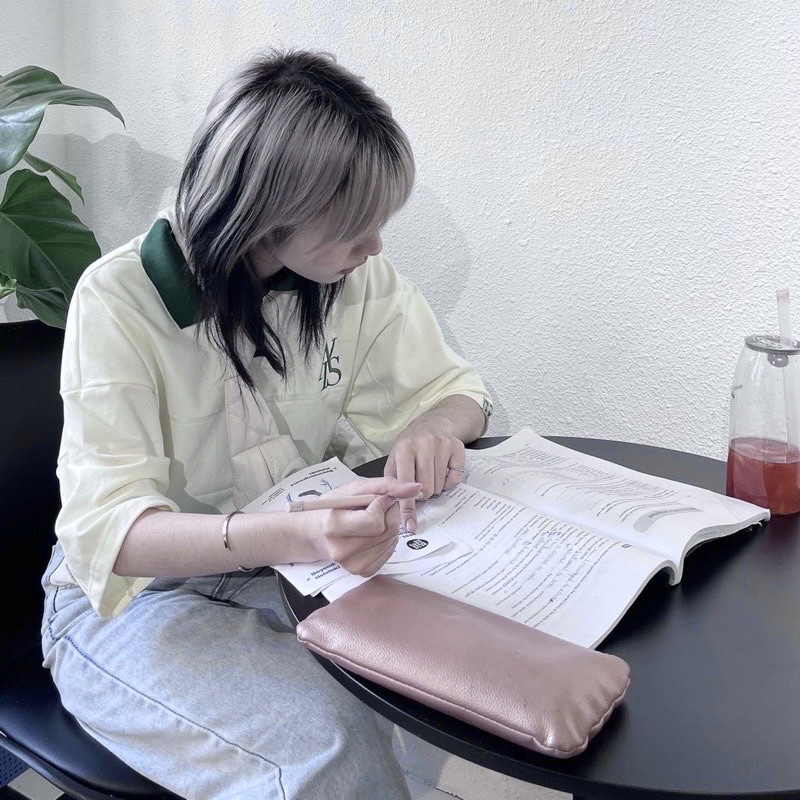 Áo thun Polo nam nữ tay lỡ thêu SIMPLENESS Unisex