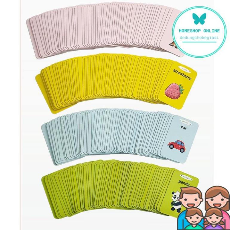 Máy Đọc Thẻ Flashcard Tiếng Anh Dành Cho Trẻ Em Gồm 224 Từ Vựng Không Có Sóng Điện Từ Dodungchobegiasi
