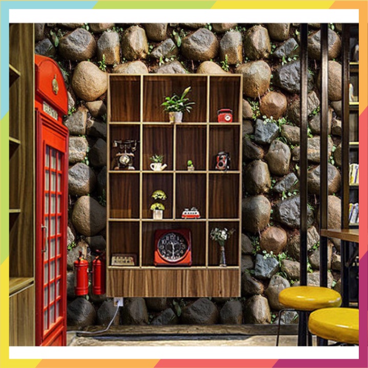 💯 Giấy dán tường 3D tạo không gian sinh động cuộn 45 x 1000cm  - Euro Outlet