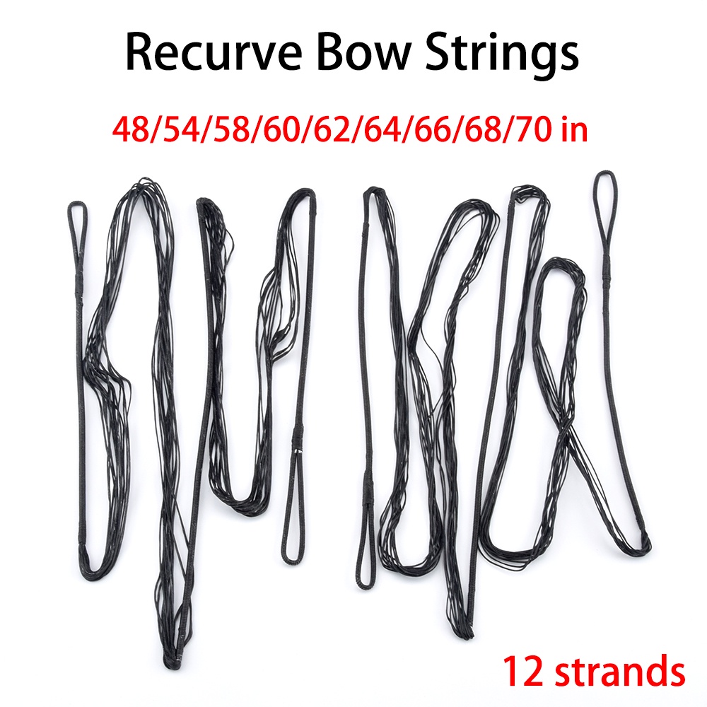 1PCS Bộ 12 sợi dây cung thay thế 48-70 inch chuyên dụng