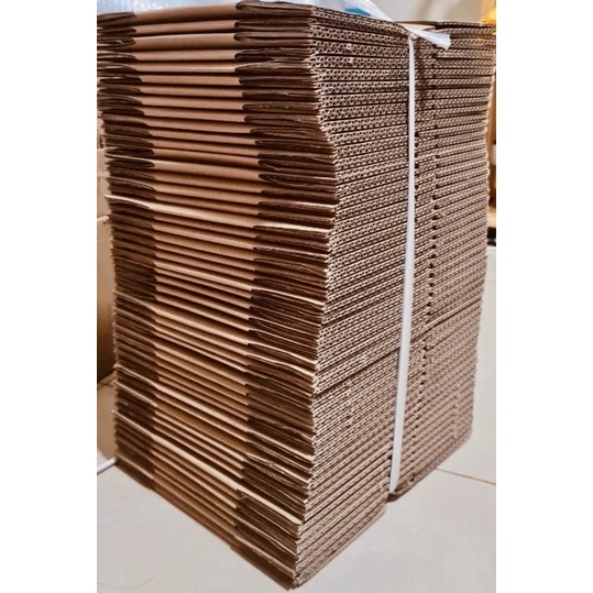 [50 bộ] Hộp carton dày đóng gói hàng 24,5x15,5x15