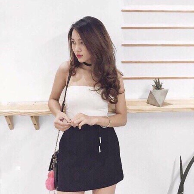 Áo ống trơn bacis thun borip dày lên fom cực chuẩn [Hình thật trải sàn, full màu]