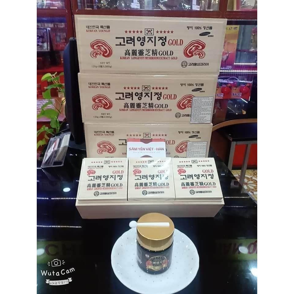 CAO LINH CHI HÀN QUỐC - HỘP 3 LỌ X 120G