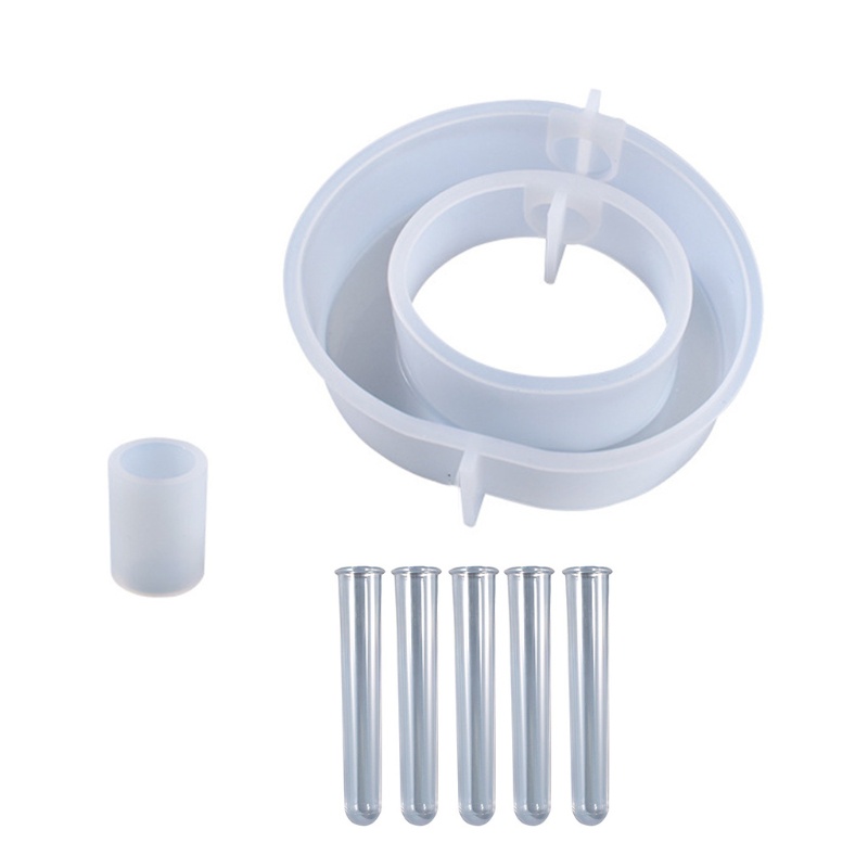 Bộ Khuôn Silicone Làm Chậu Hoa + 5 Khuôn Làm Thủ Công