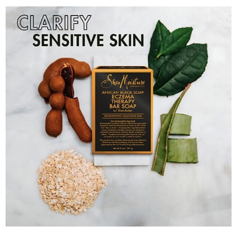 XÀ BÔNG G BLACK SOAP AFRICA SHEA MOISTURE ECZEMA THERAPY BAR SOAP 141