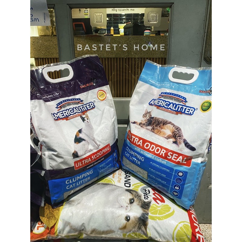 Cát vệ sinh cho mèo American Litter 10L