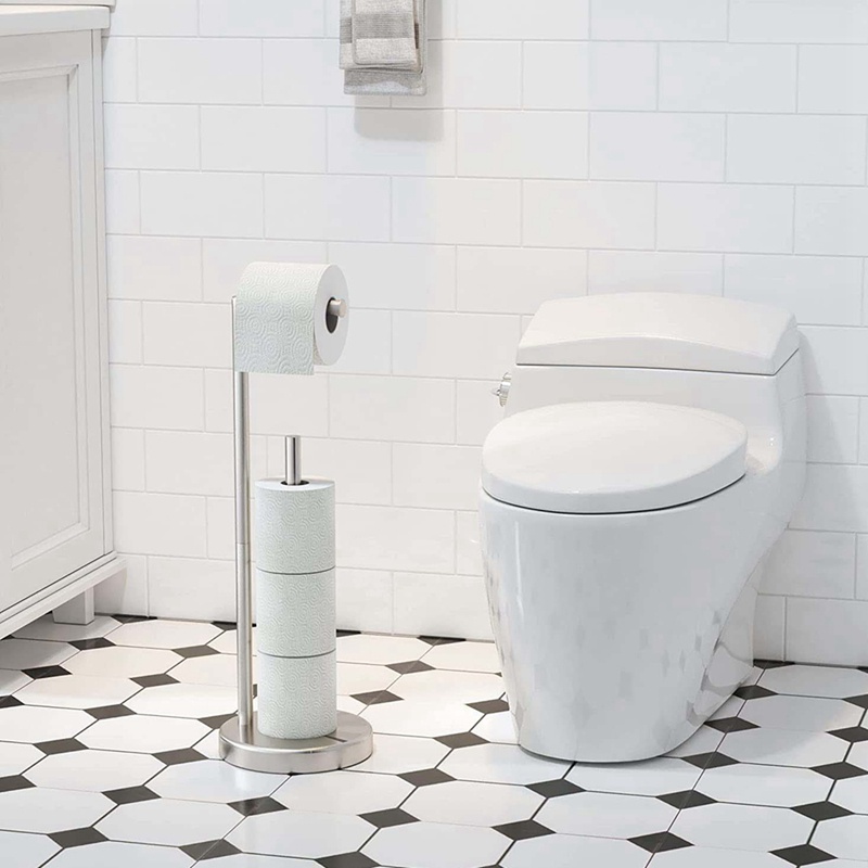 Giá Đỡ Cuộn Giấy Vệ Sinh Bằng Thép Không Gỉ Tiện Lợi Dành Cho Nhà Tắm # 1