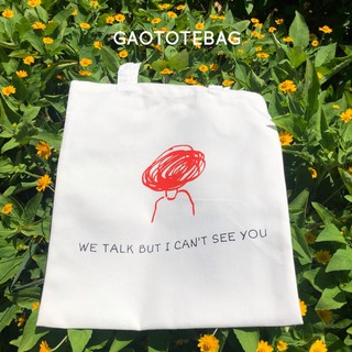Túi tote vải bố WE TALK
