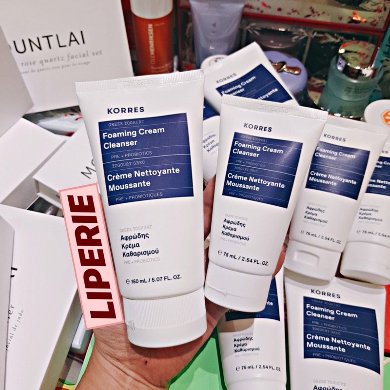 Sữa rửa mặt sữa chua Hy Lạp Korres Greek Yoghurt Foaming Cream Cleanser