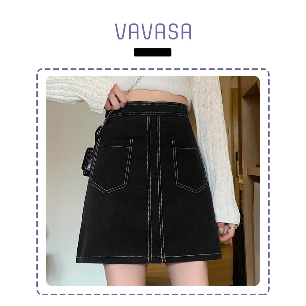Chân váy chữ a bigsize ngắn lưng cao công sở xếp ly đẹp hàn quốc  CV12 | BigBuy360 - bigbuy360.vn