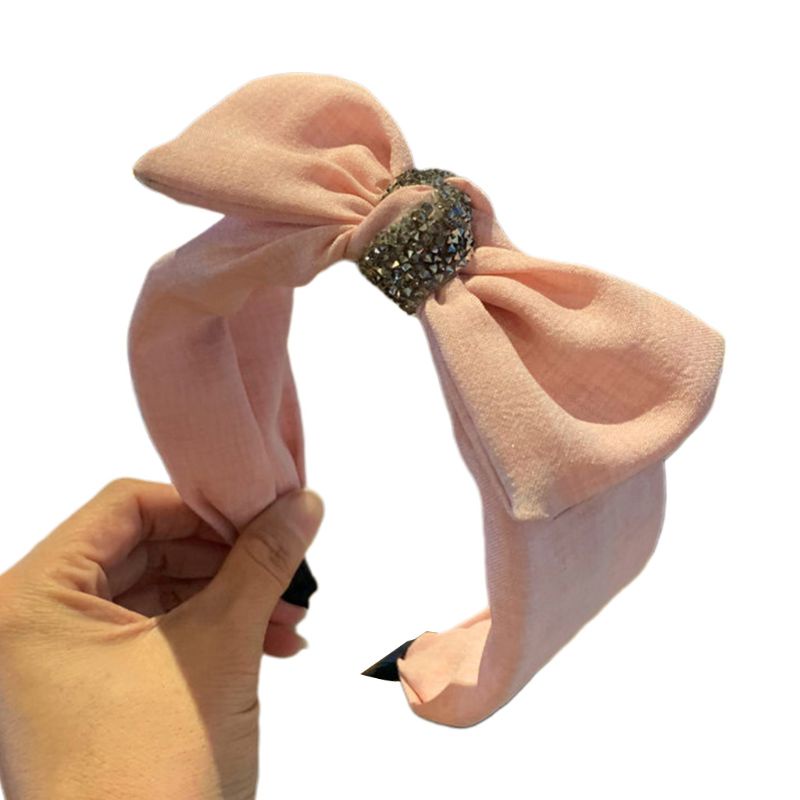 Băng Đô Cài Tóc Đính Đá Phong Cách Hàn Quốc Sang Trọng