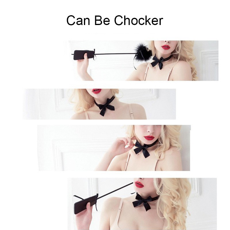 Phụ kiện dây băng quấn đùi phối nơ đàn hồi quyến rũ cho nữ