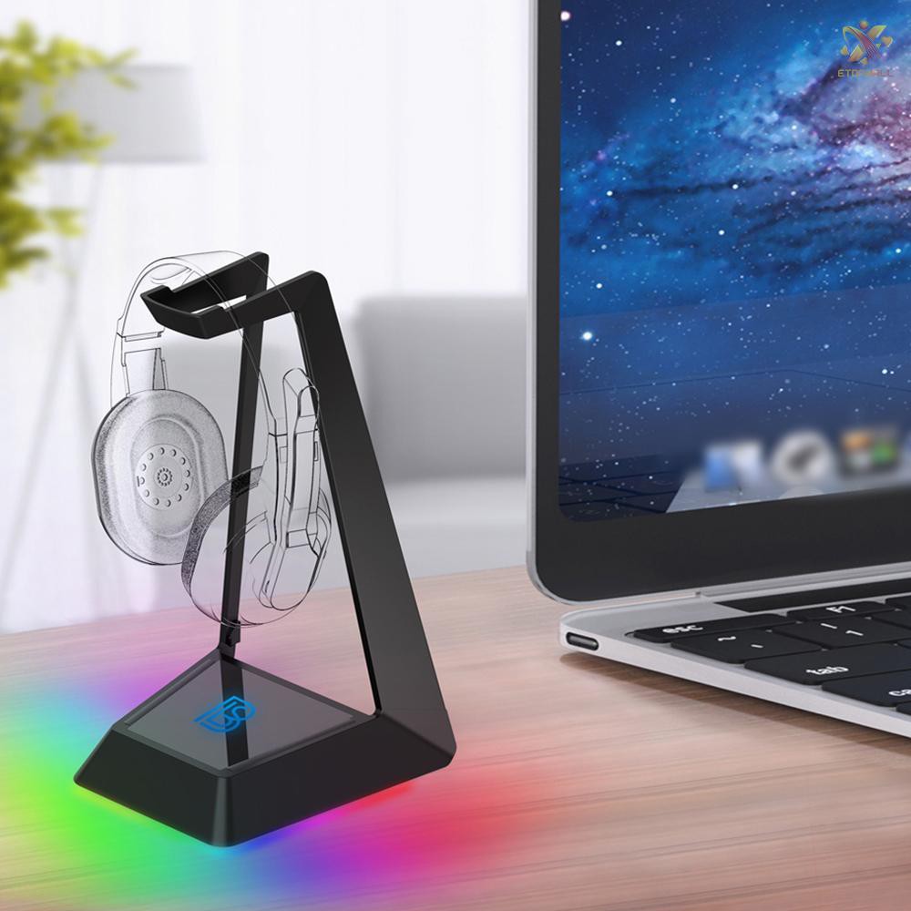 Đế Sạc Không Dây Kèm Đèn Rgb 3 Cổng Usb 2.0