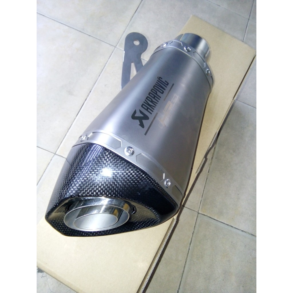 PÔ AKRAPOVIC BẦU TITAN ( nhập khẩu)