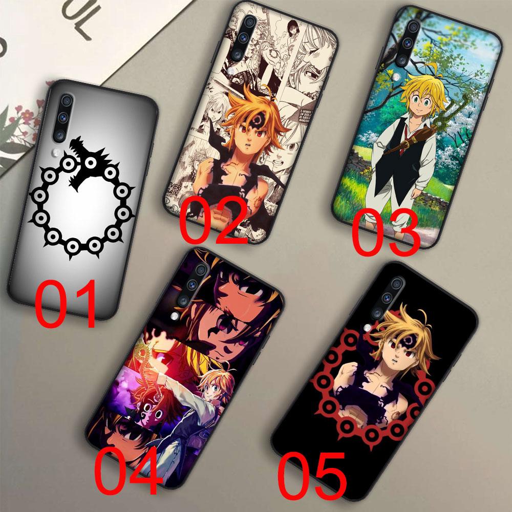 Ốp điện thoại silicon mềm hình anime Thất hình đại tội cho iPhone 11 Pro XS Max XR X 7 8 6 6S Plus NO175