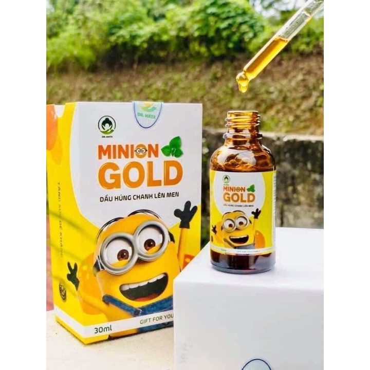 Tinh Dầu Húng Chanh Minion, giúp bé hết ho, hết sổ mũi, tăng đề kháng - KC087