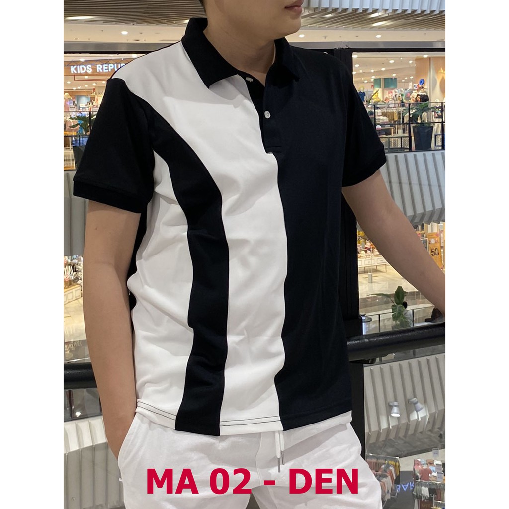 Áo polo nam ManTheEco cổ dệt bo len ,áo thun nam có cổ tay lỡ PL01PL02 -MTE2021