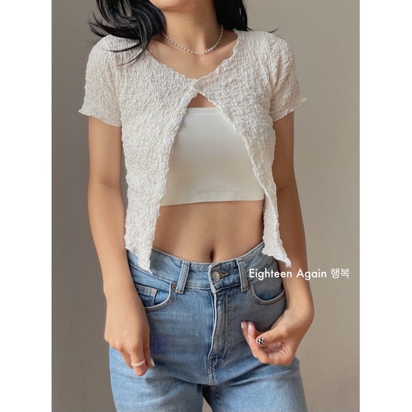 Áo thun tay ngắn vải xốp