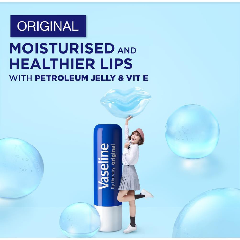 Son Dưỡng Môi Vaseline Dạng Thỏi Original 4.8g Lip Therapy Original