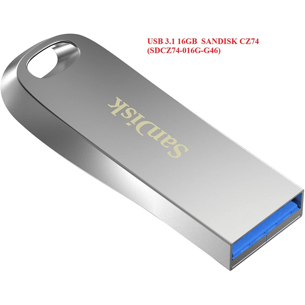 USB 3.1 16GB SANDISK CZ74 (SDCZ74-016G-G46)